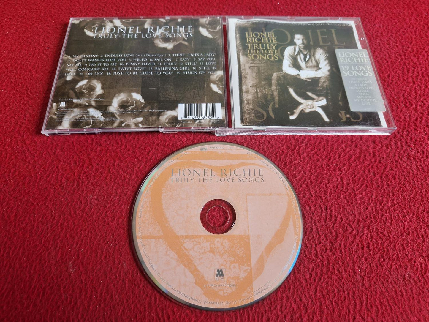 LIONEL RICHIE TRULY THE LOVE SONGS CD