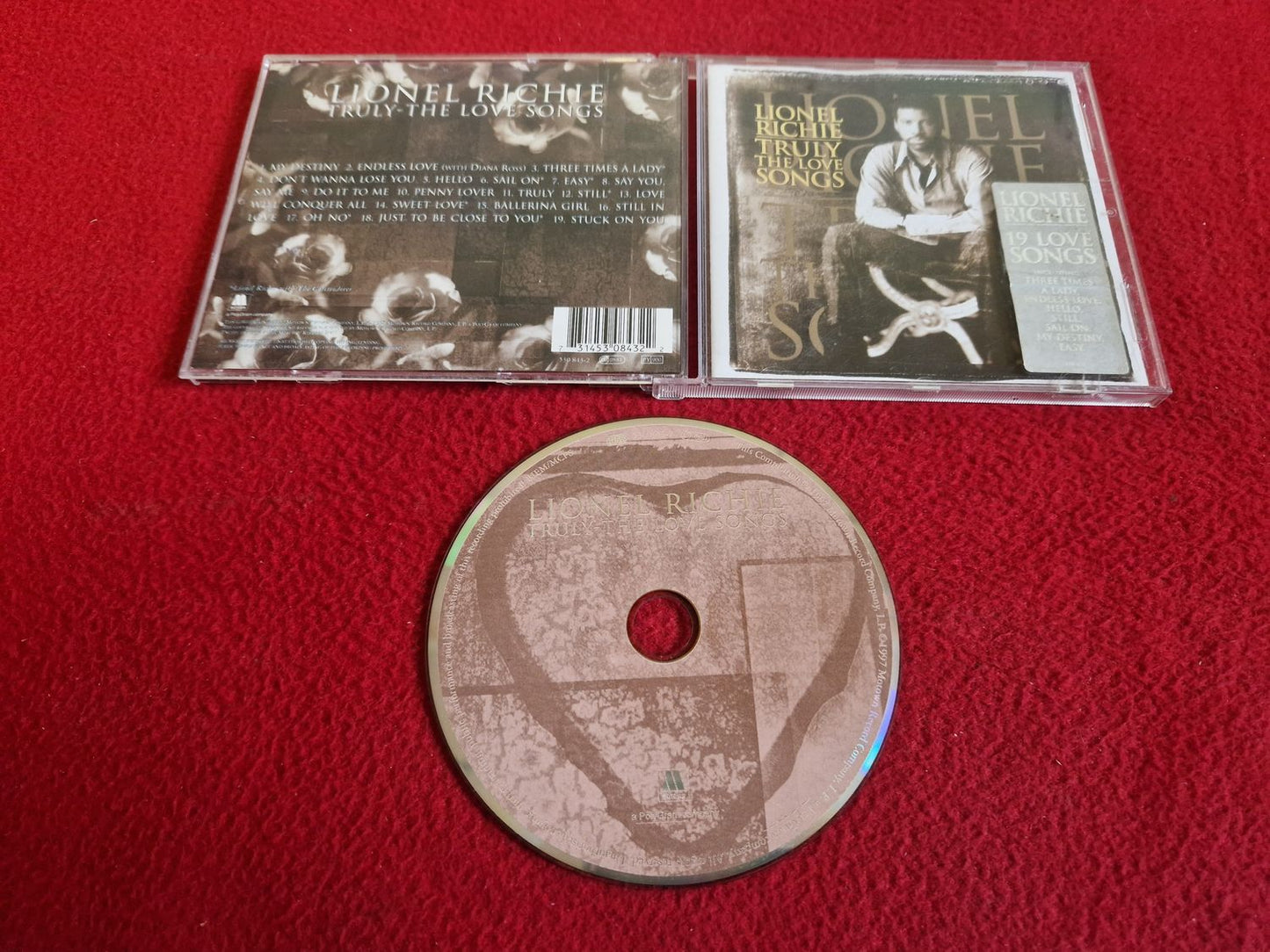 LIONEL RICHIE TRULY THE LOVE SONGS CD