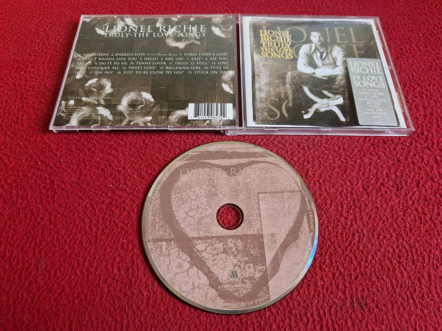 LIONEL RITCHIE TRULY THE LOVE SONGS CD