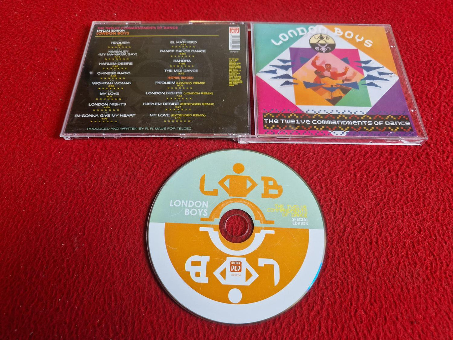 LONDON BOYS THE TWELVE COMMANDMENTS OF DANCE CD