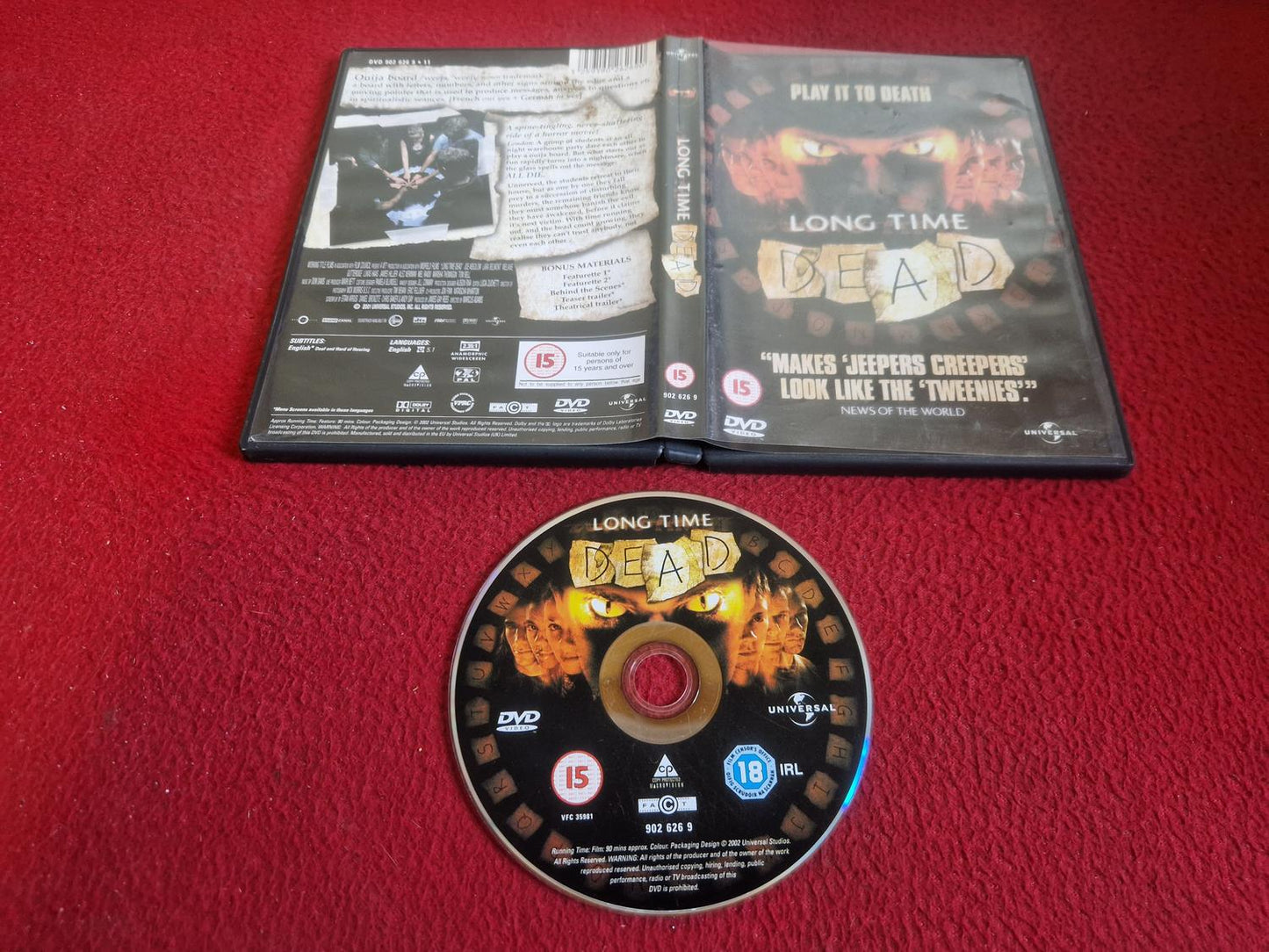 LONG TIME DEAD DVD