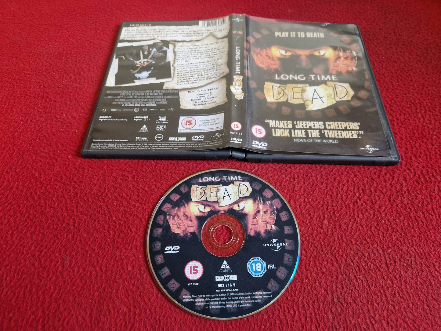 LONG TIME DEAD DVD
