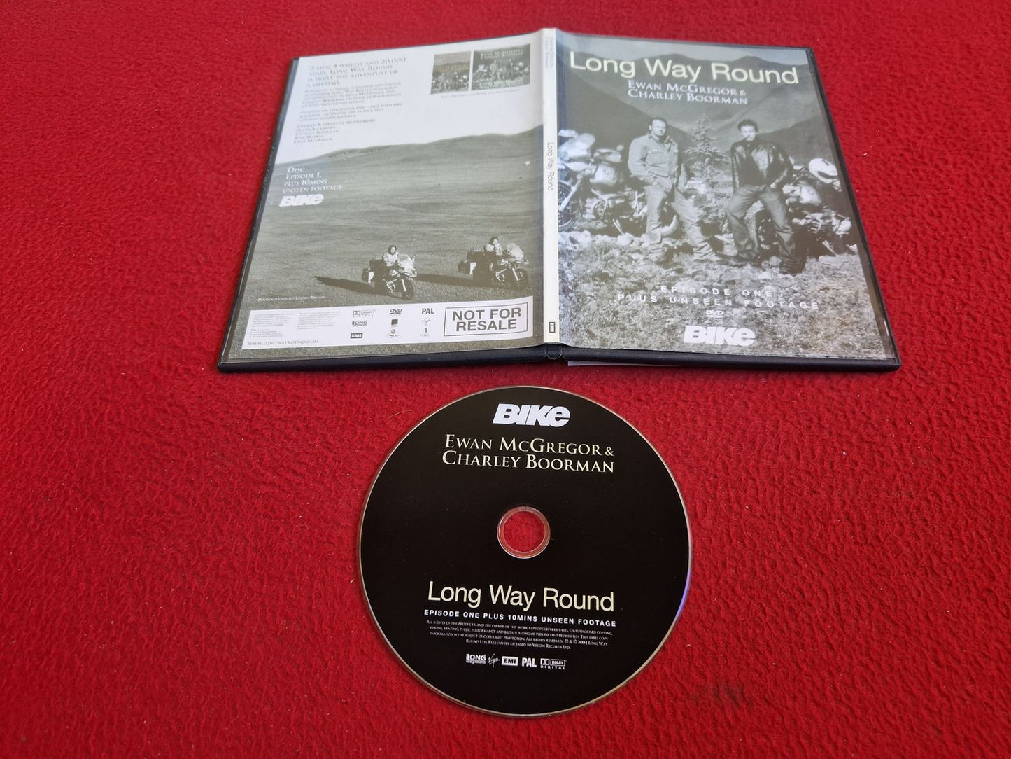 LONG WAY ROUND EPISODE ONE PLUS UNSEEN FOOTAGE DVD