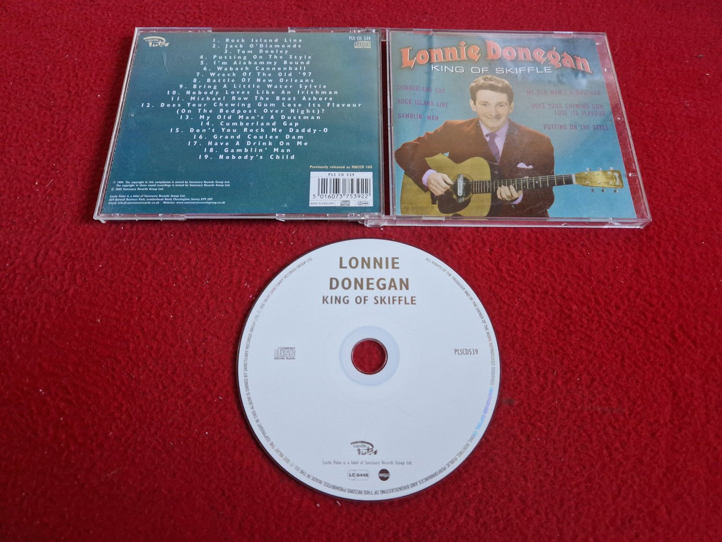 LONNIE DONEGAN KING OF SKIFFLE CD