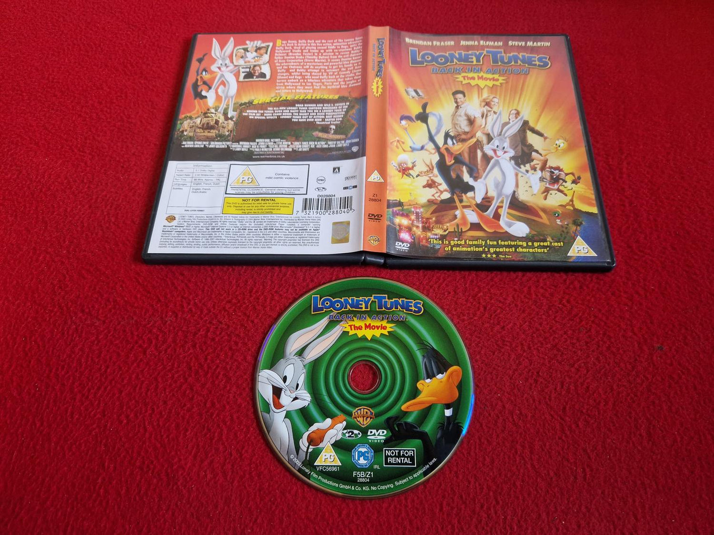 LOONEY TUNES BACK IN ACTION THE MOVIE DVD