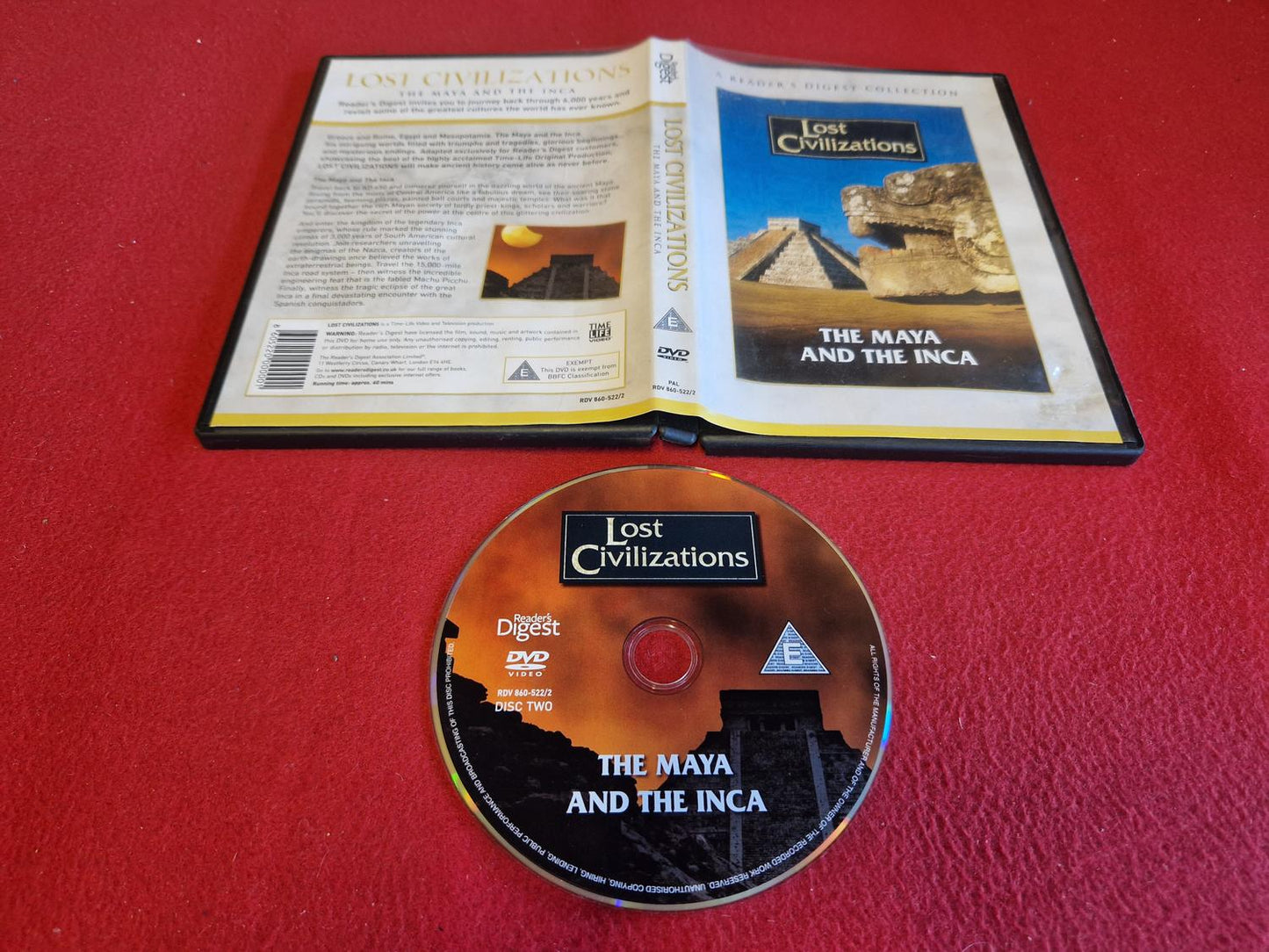 LOST CIVILIZATIONS THE MAYA AND THE INCA till DVD