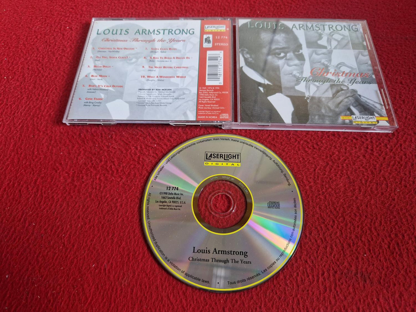LOUIS ARMSTRONG CHRISTMAS THROUGH THE YEARS CD