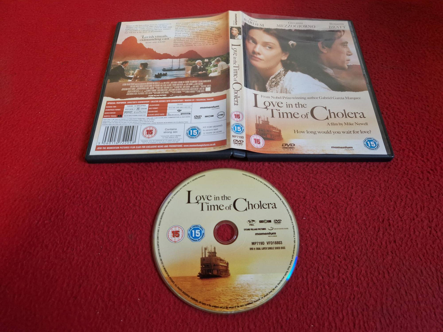 LOVE IN THE TIME OF CHOLERA DVD