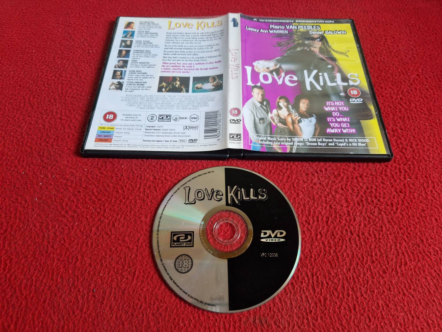 LOVE KILLS DVD