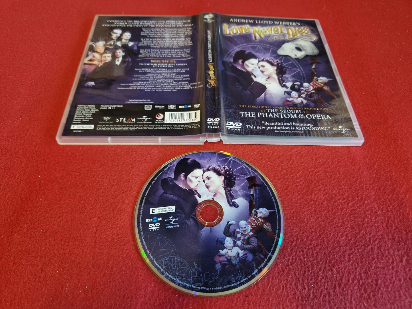 LOVE NEVER DIES till DVD