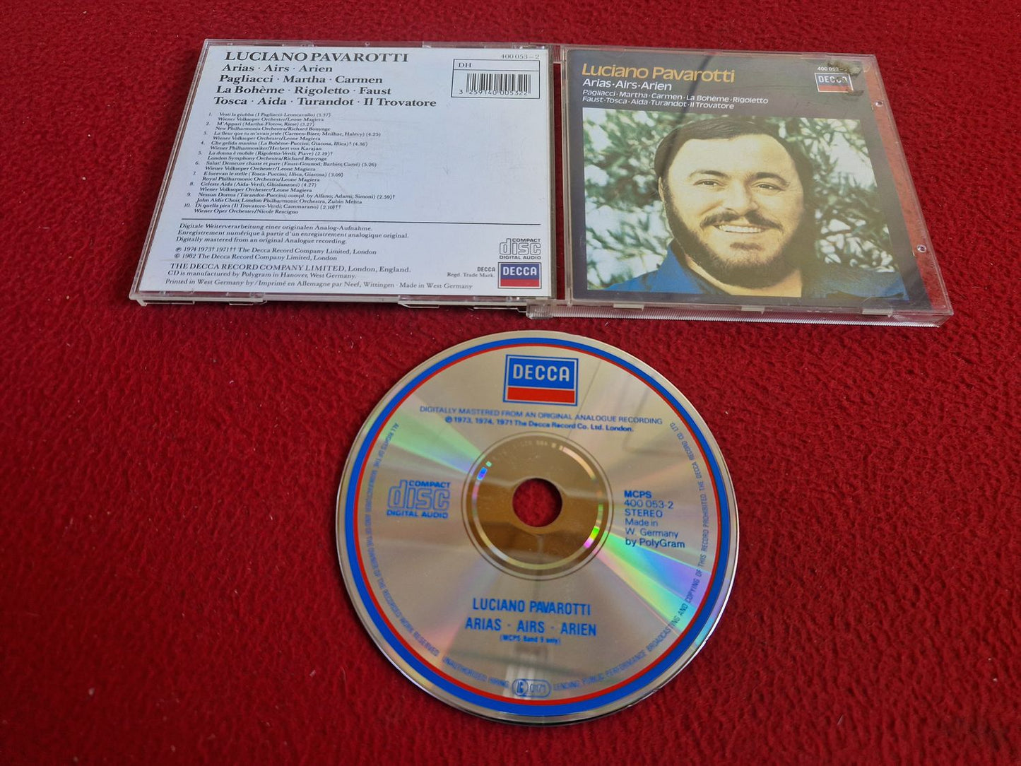 LUCIANO PAVAROTTI ARIAS CD