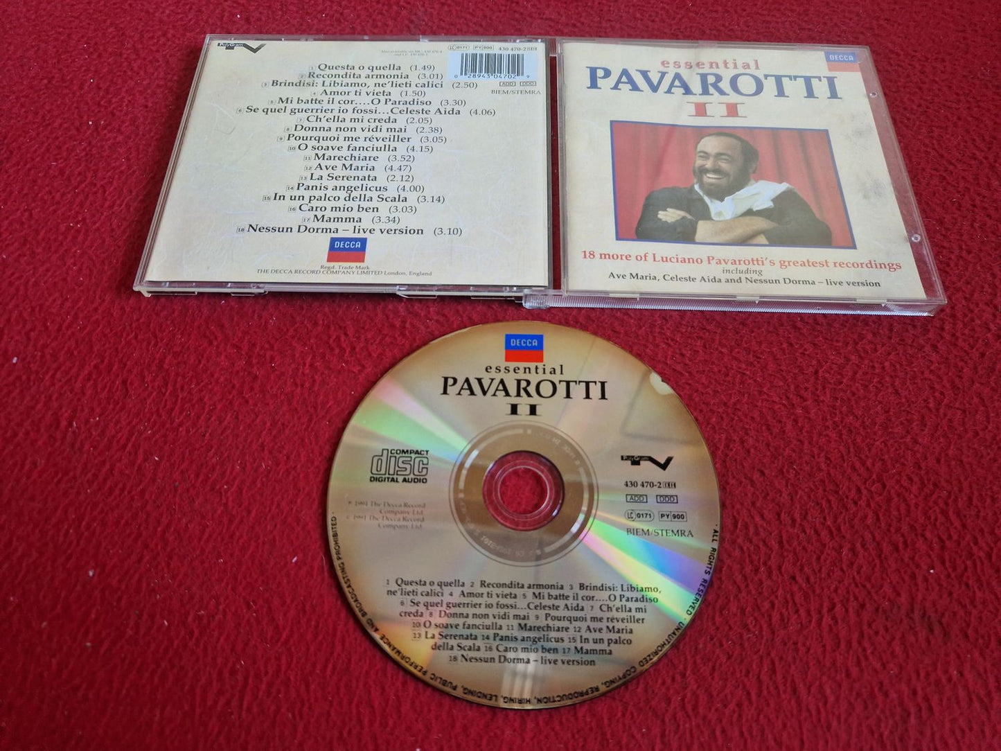 LUCIANO PAVAROTTI ESSENTIAL PAVAROTTI II CD