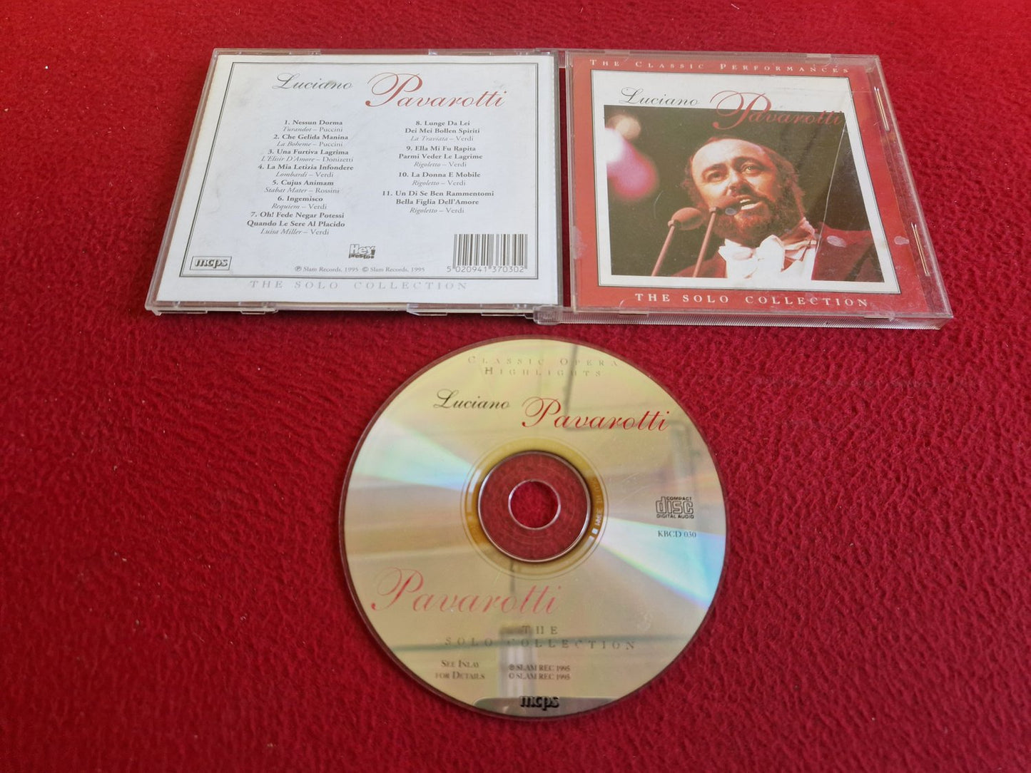 LUCIANO PAVAROTTI THE SOLO COLLECTION CD