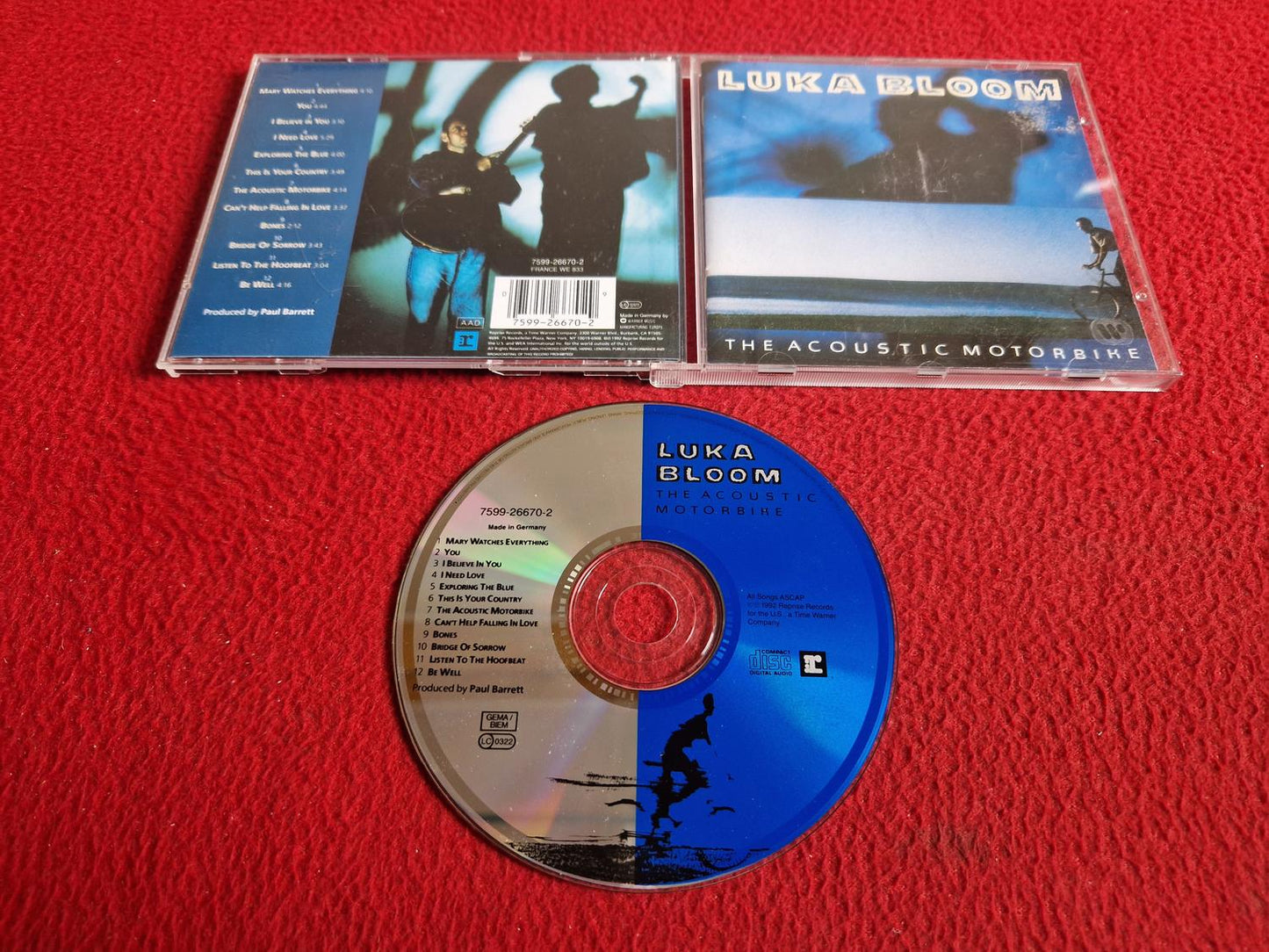 LUKA BLOOM THE ACOUSTIC MOTORBIKE CD