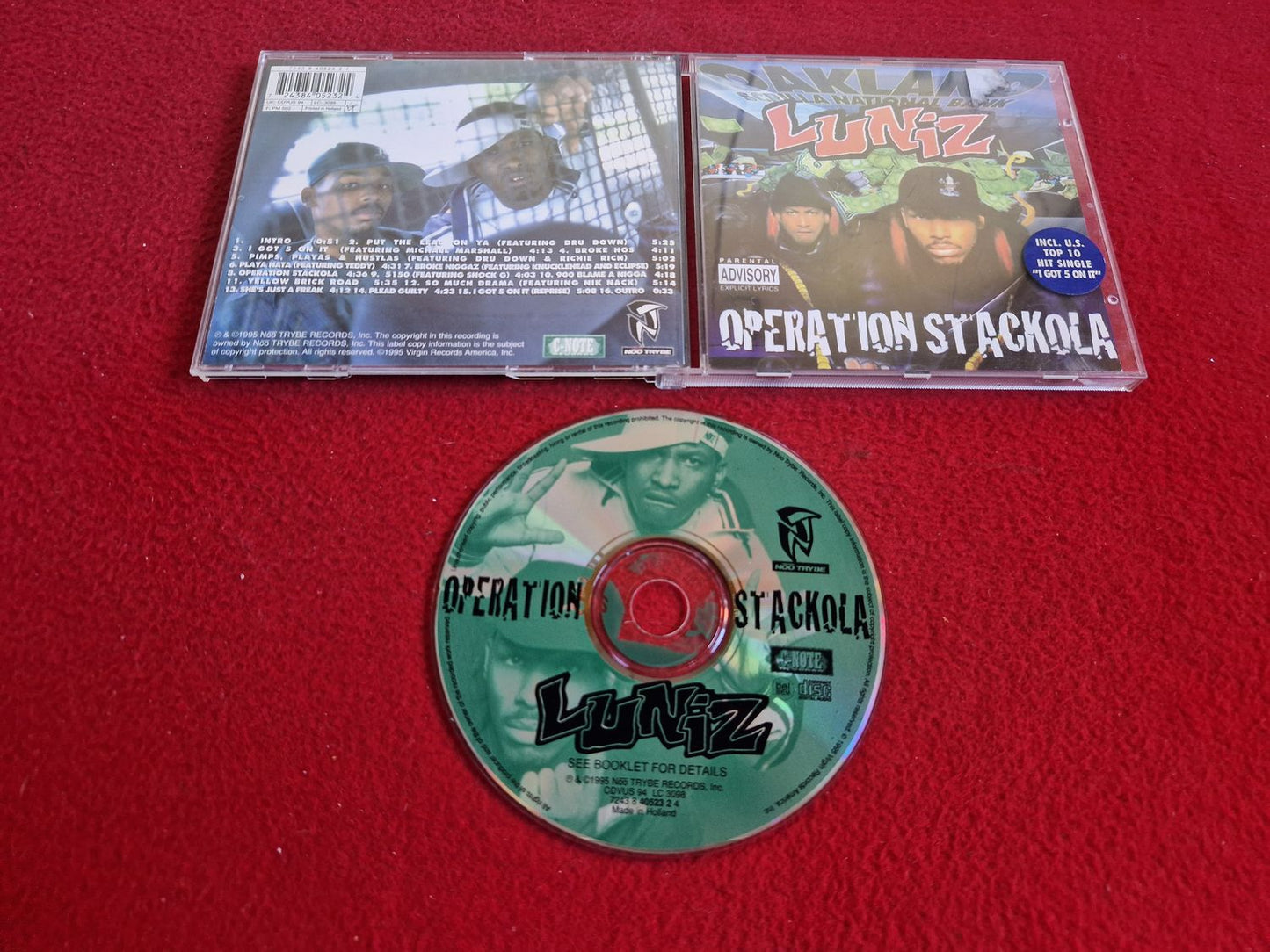 LUNIZ OPERATION STACKOLA CD