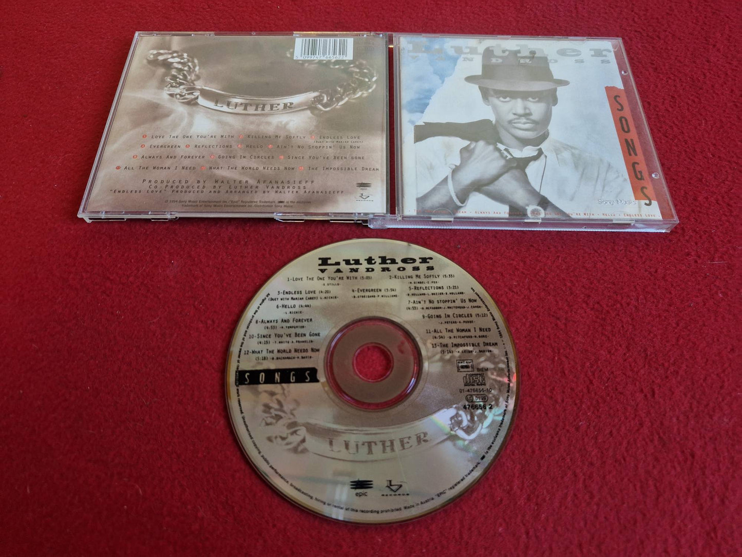 LUTHER VANDROSS SONGS CD