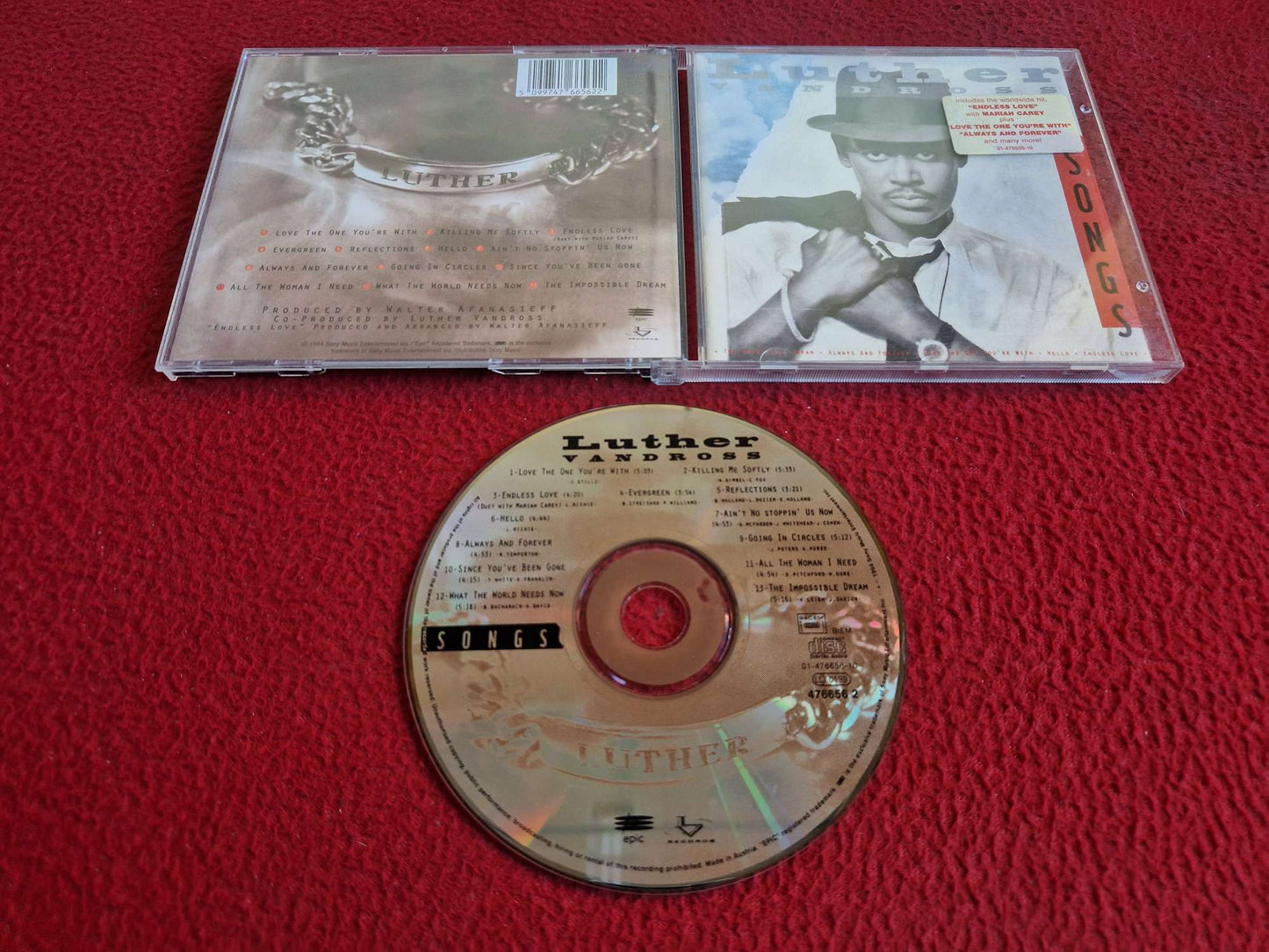 LUTHER VANDROSS SONGS CD