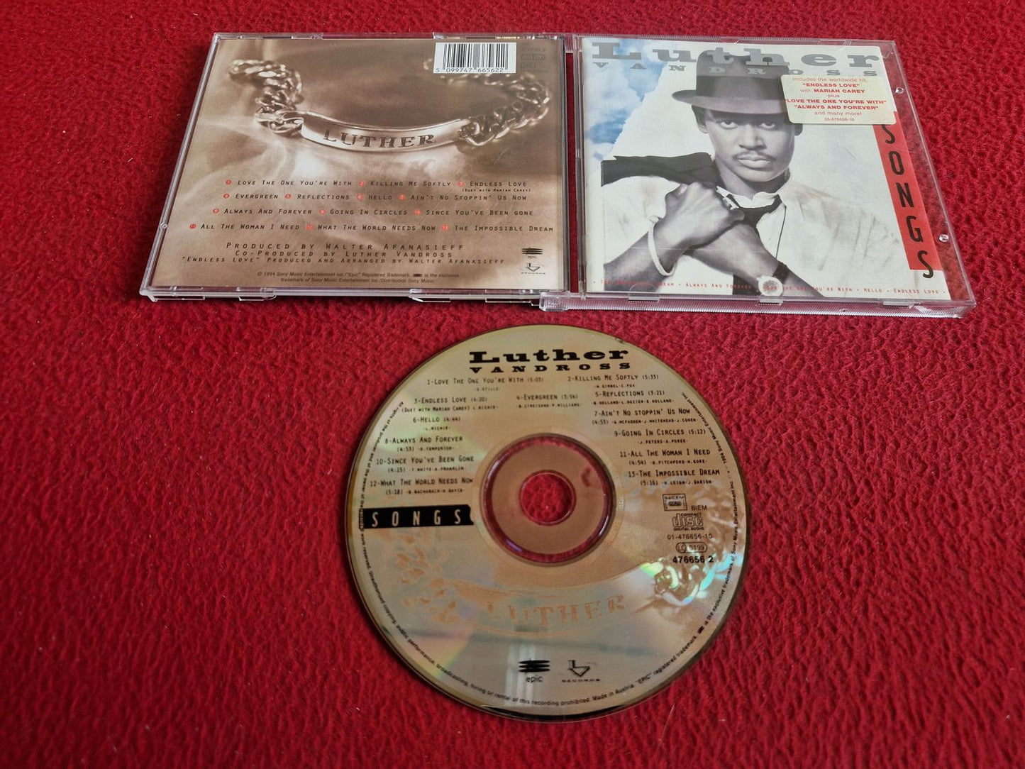 LUTHER VANDROSS SONGS CD