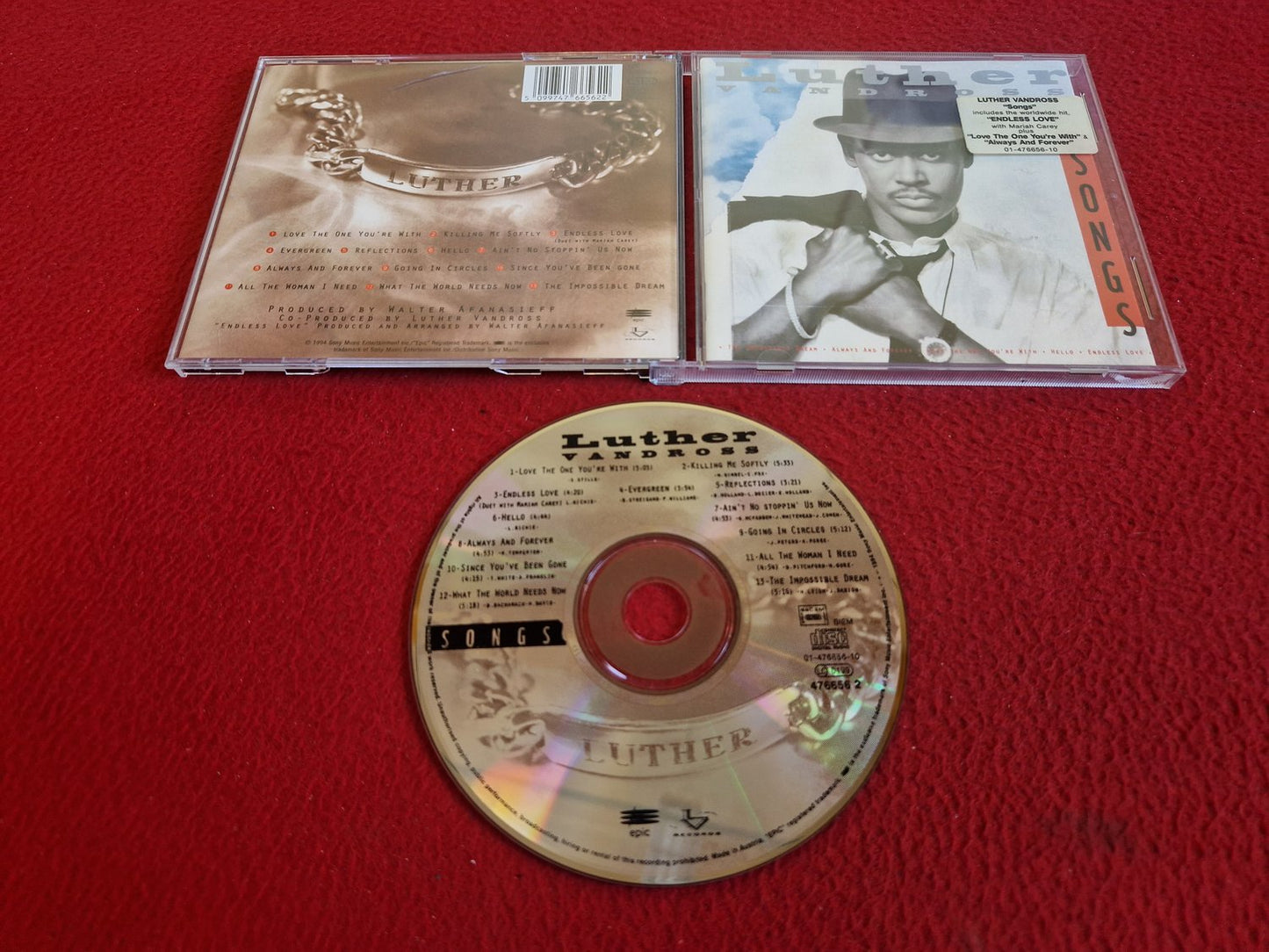 LUTHER VANDROSS SONGS CD