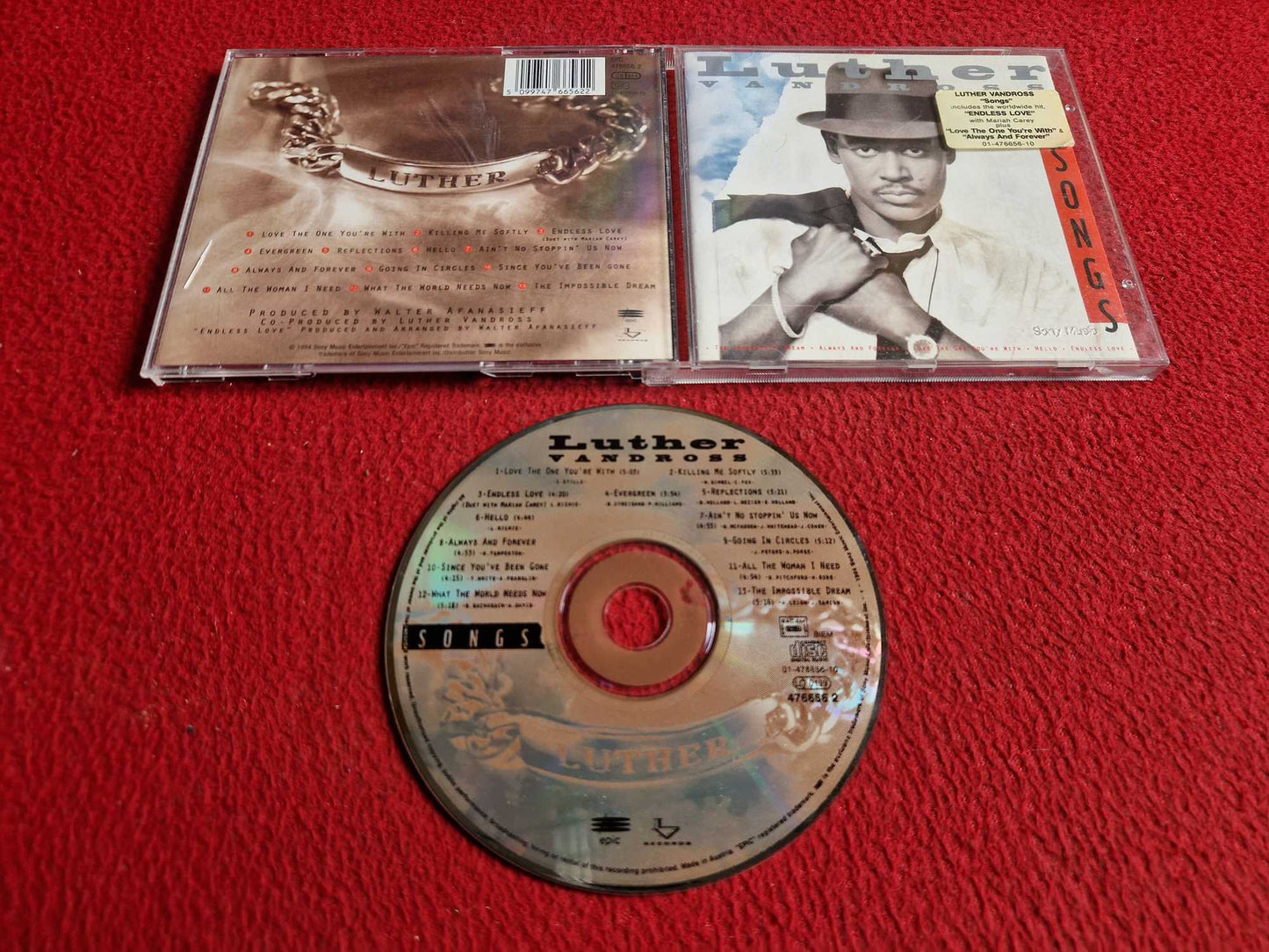 LUTHER VANDROSS SONGS CD