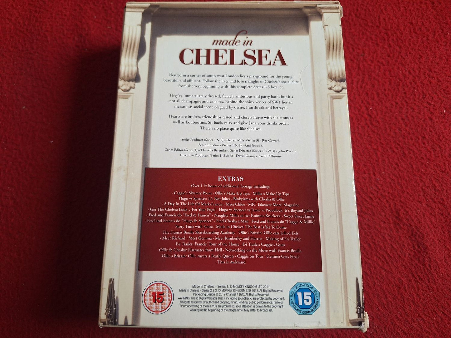 MADE IN CHELSEA SERIES 1 - 3 BOX DVD
