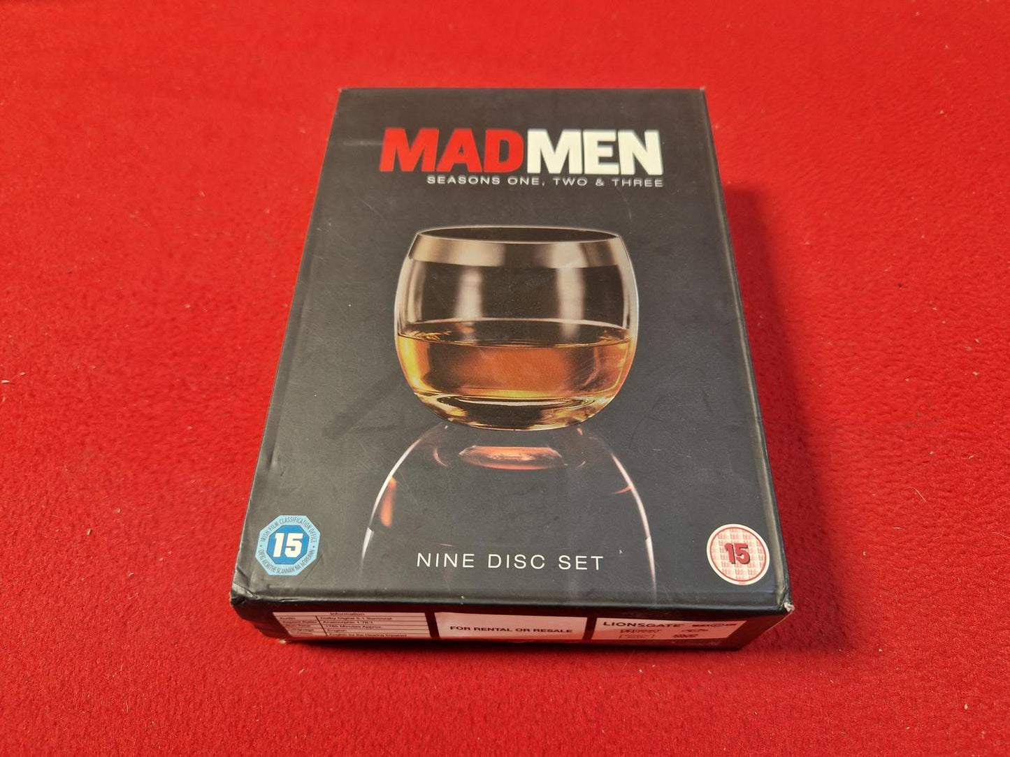 MAD MEN SEASONS 1 - 3 BOX till DVD