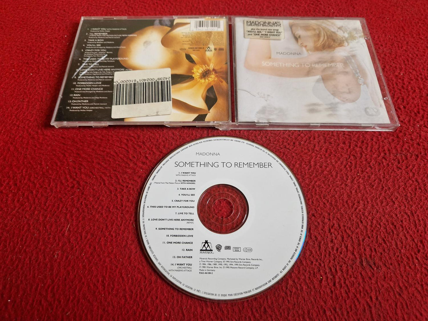 MADONNA SOMETHING TO REMEMBER CD