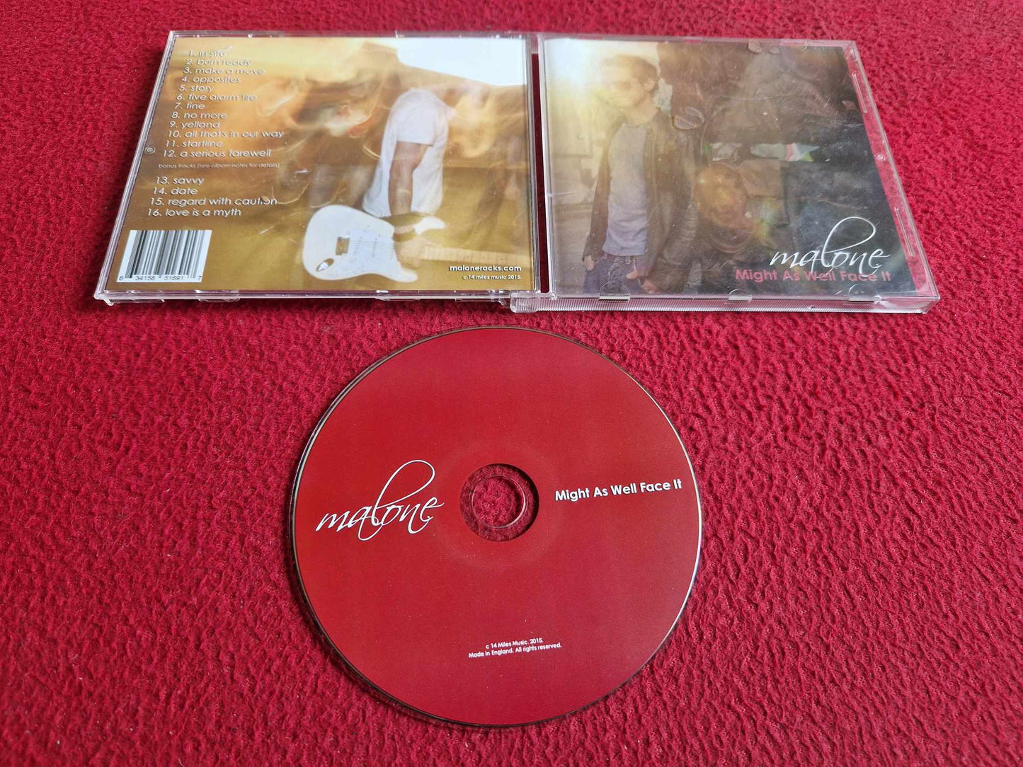 MALONE MIGHT AS WELL FACE IT CD