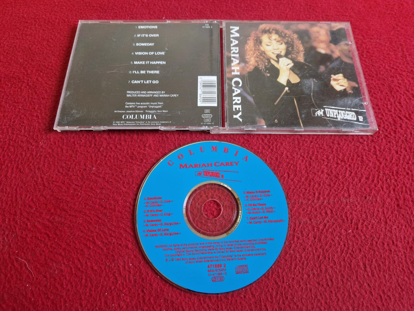 MARIAH CAREY MTV UNPLUGGED CD