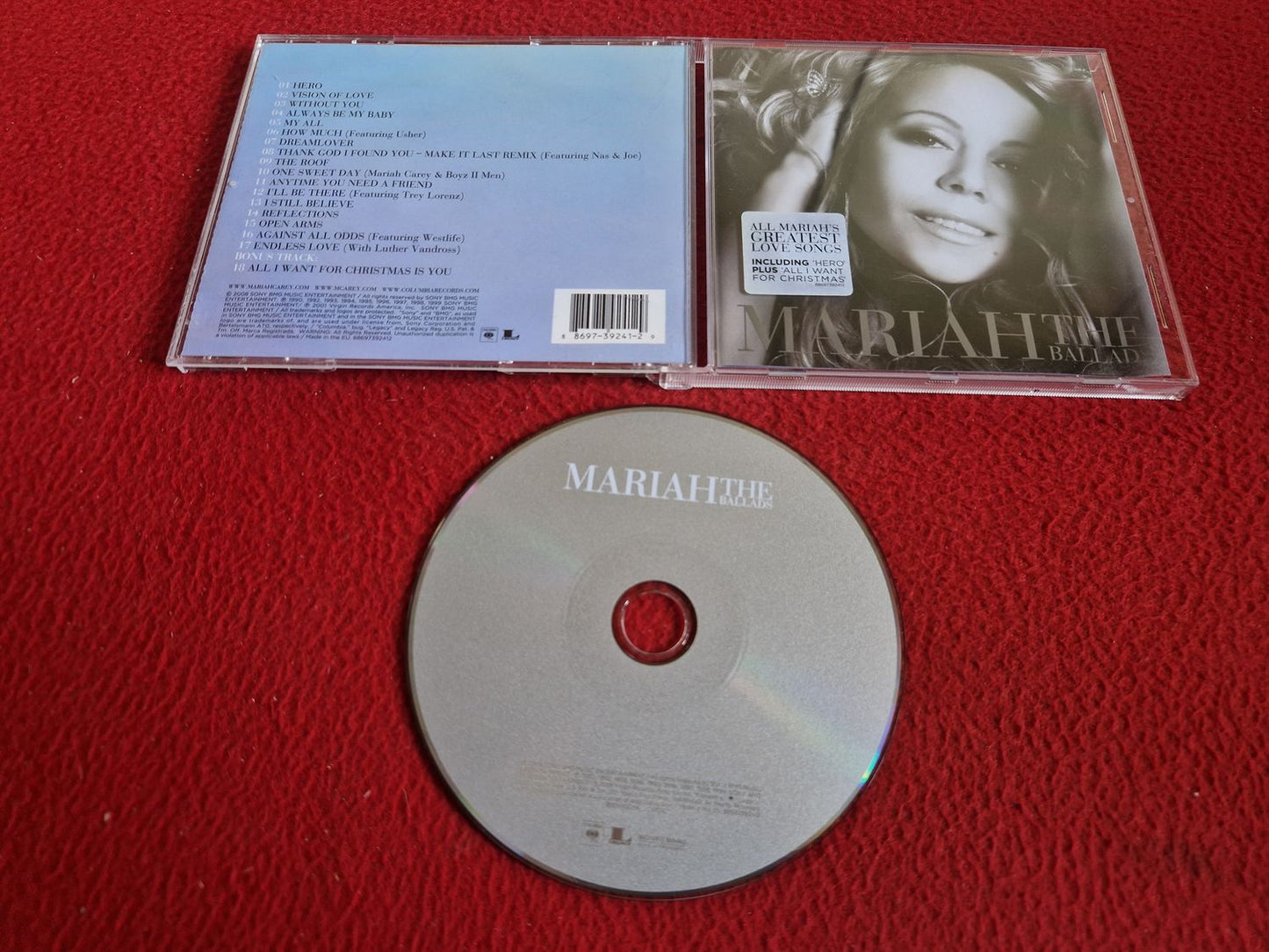 MARIAH CAREY THE BALLADS CD