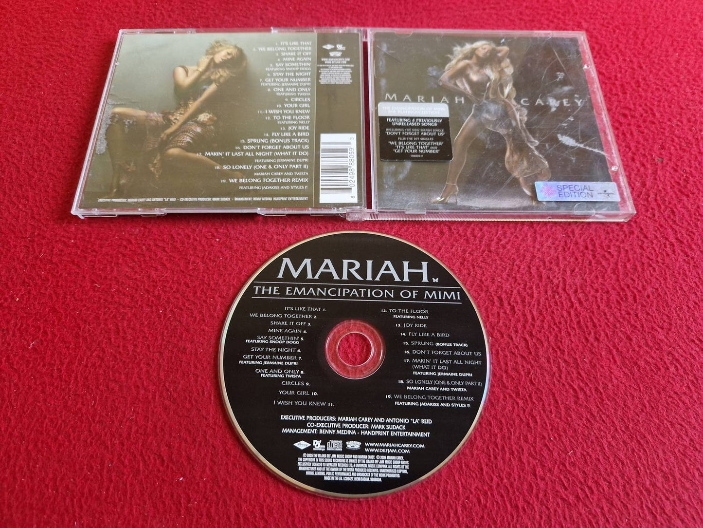 MARIAH CAREY THE EMANCIPATION OF MIMI SPECIAL EDITION CD