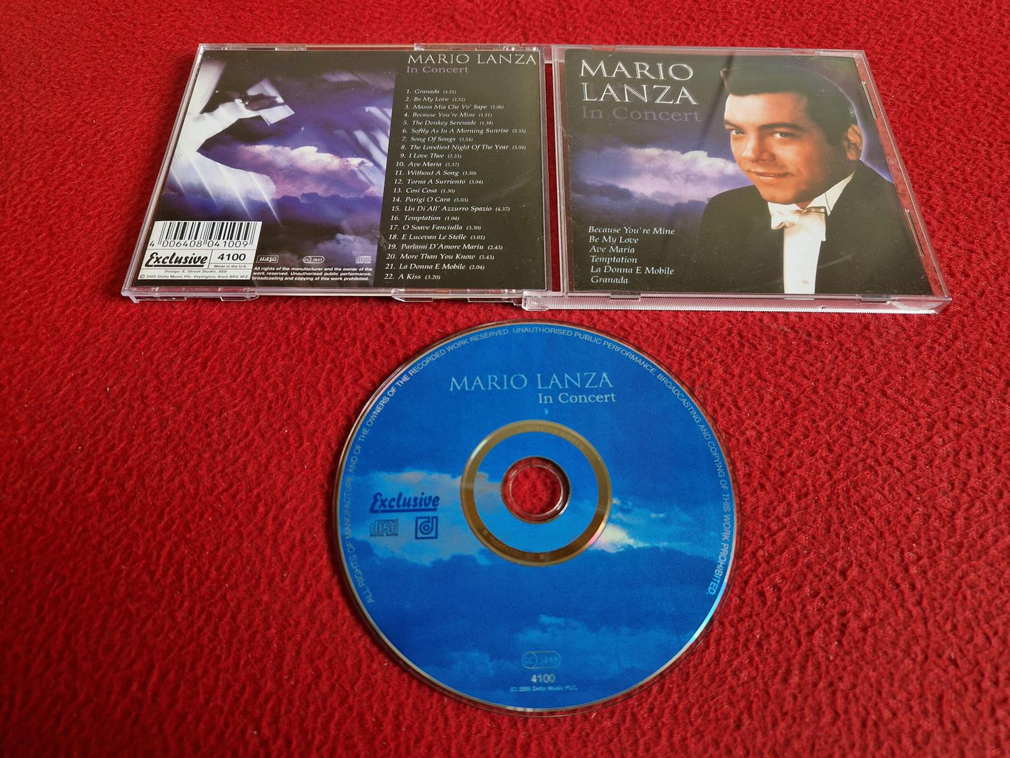 MARIO LANZA IN CONCERT CD