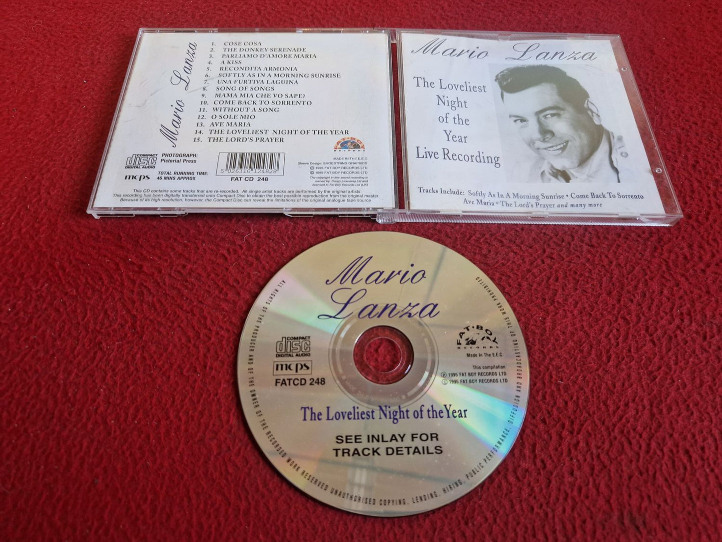 MARIO LANZA THE LOVELIEST NIGHT OF THE YEAR CD