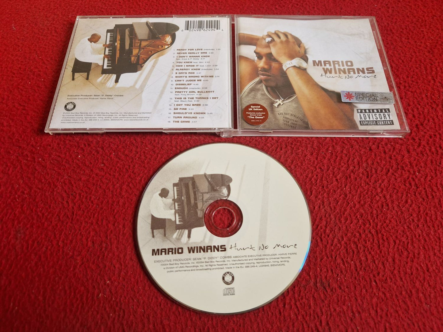 MARIO WINANS HURT NO MORE CD