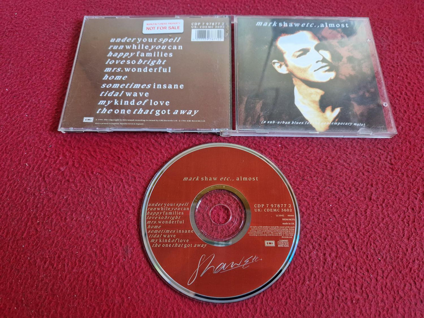 MARK SHAW ETC., ALMOST CD