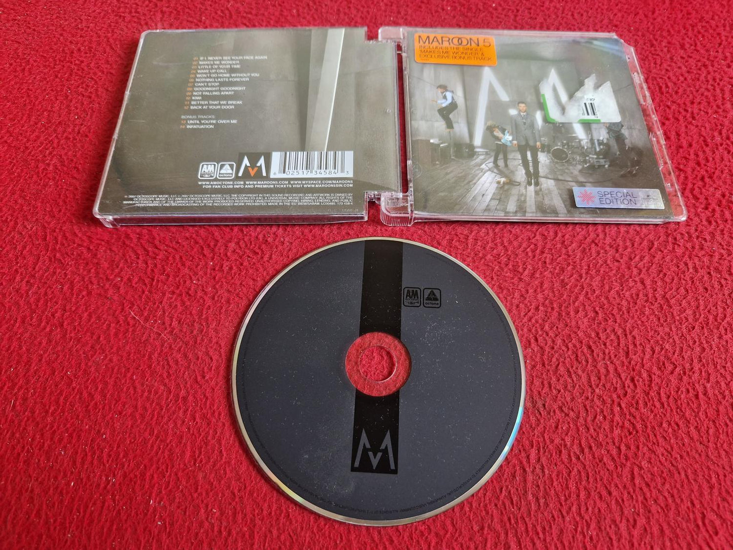 MAROON 5 IT WON'T BE SOON BEFORE LONG CD