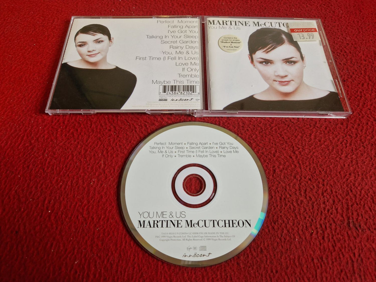 MARTINE MCCUTCHEON YOU ME & US CD