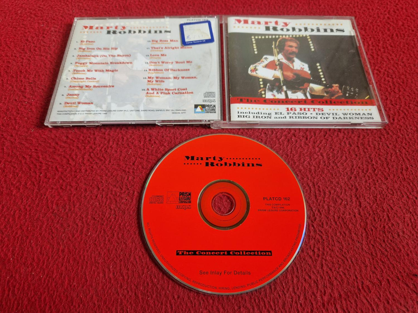 MARTY ROBBINS THE CONCERT COLLECTION CD