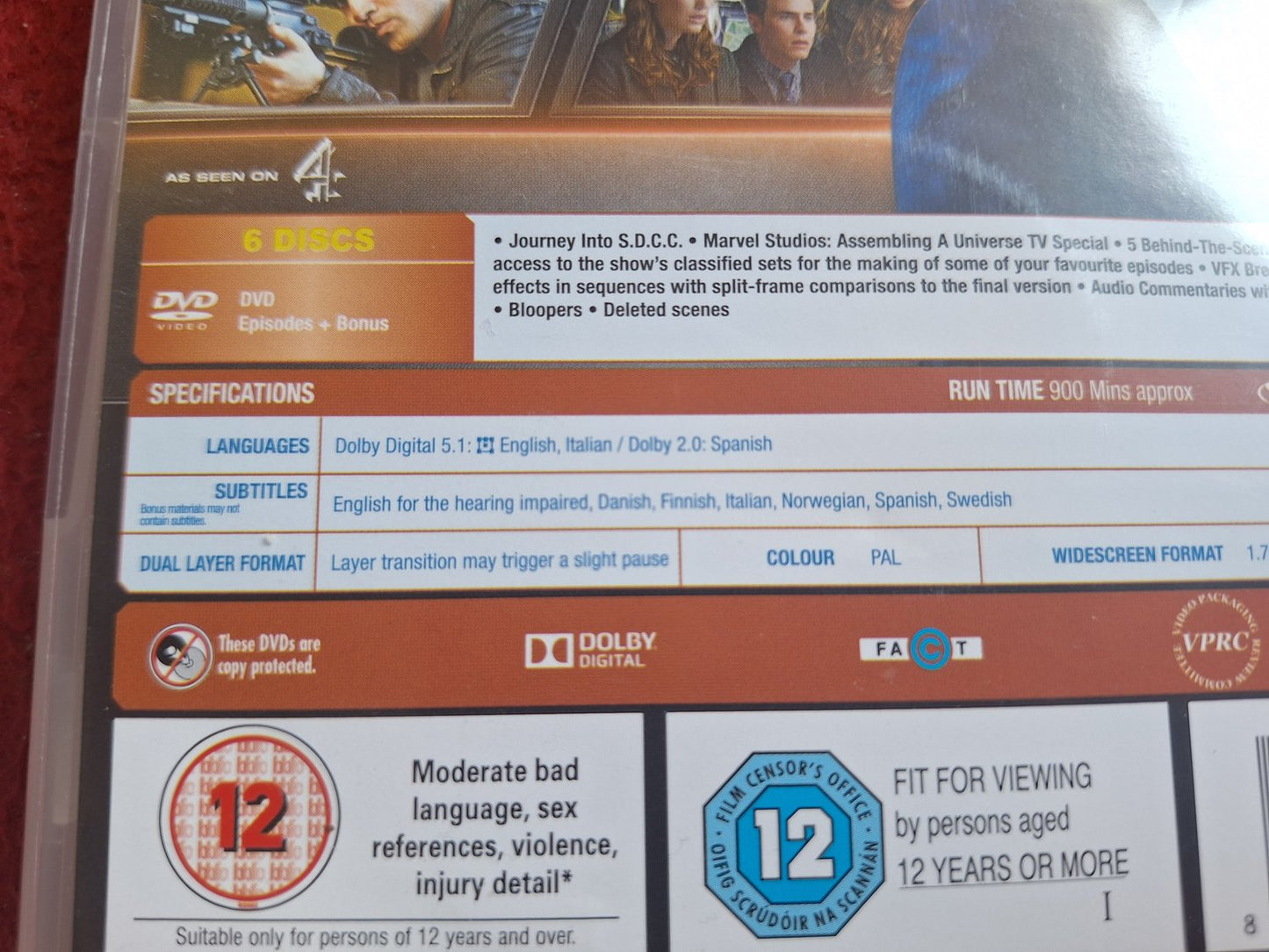 MARVEL AGENTS OF S.H.I.E.L.D. SEASON 1 BOX DVD