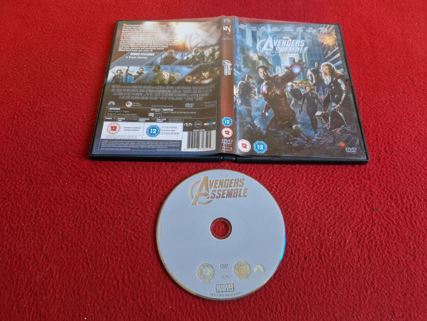 MARVEL AVENGERS ASSEMBLE DVD