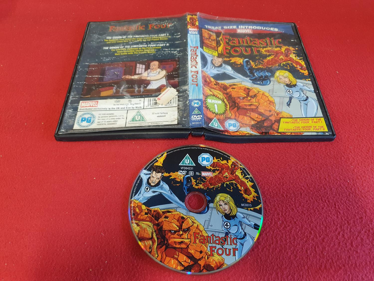 MARVEL FANTASTIC SEASON 1 EPISODES 1 -2 till DVD
