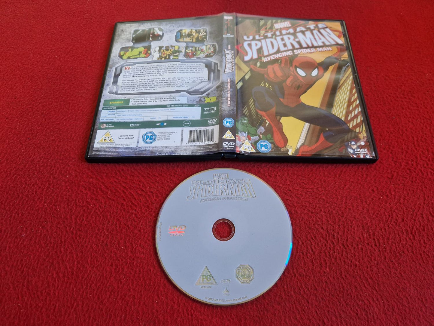 MARVEL ULTIMATE SPIDER-MAN AVENGING SPIDER-MAN DVD