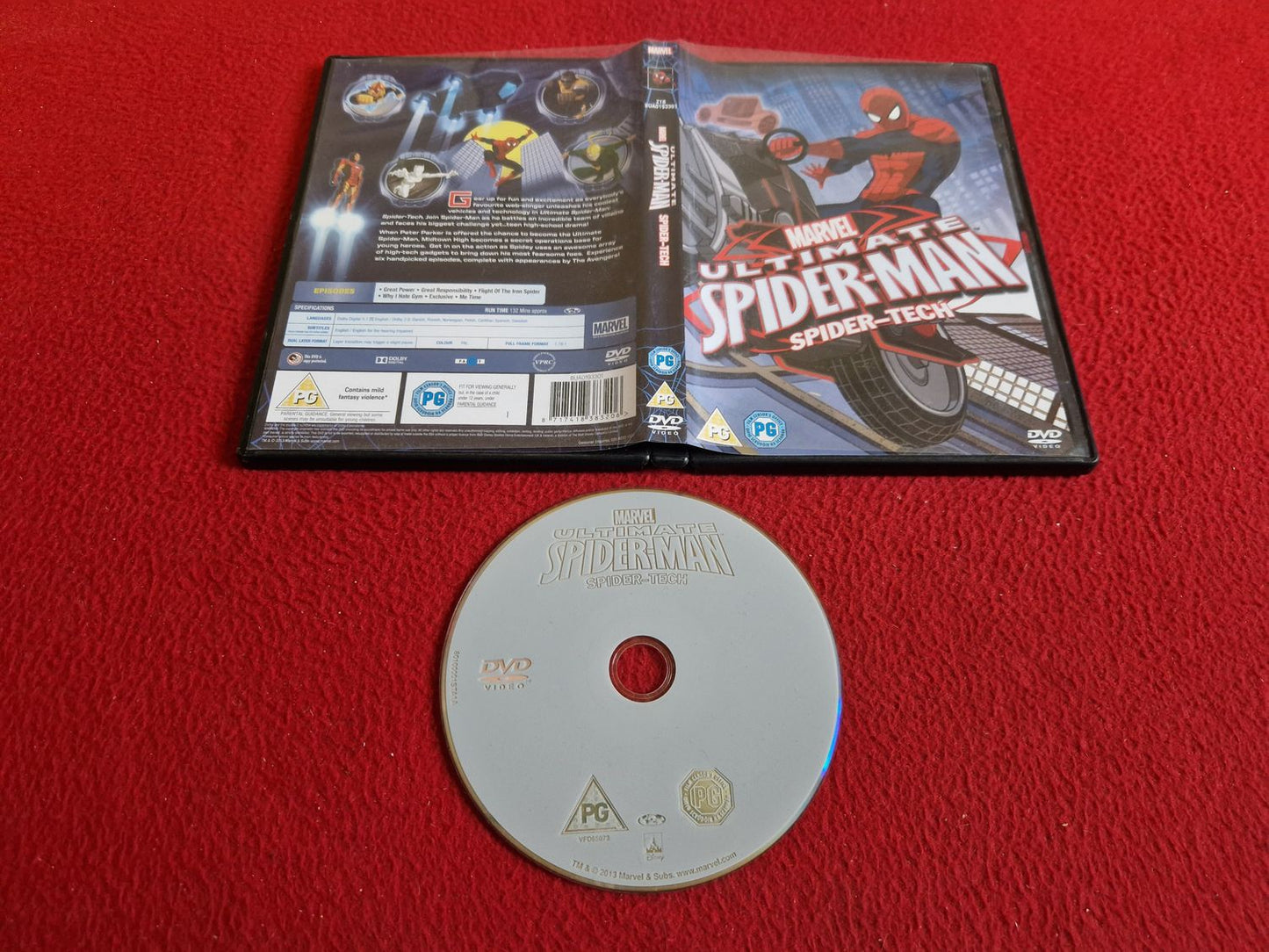 MARVEL ULTIMATE SPIDER-MAN SPIDER-TECH DVD