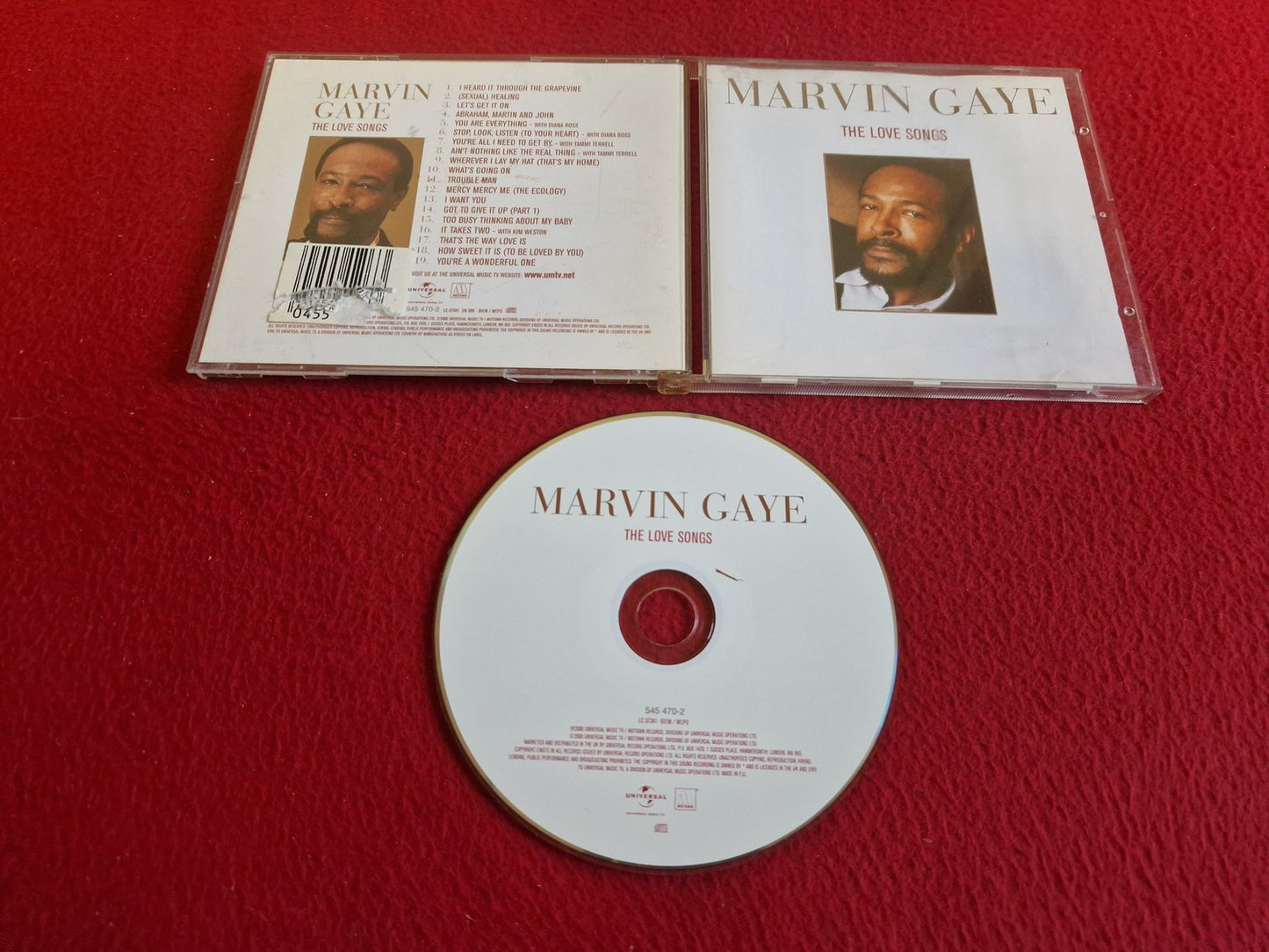 MARVIN GAYE THE LOVE SONGS CD
