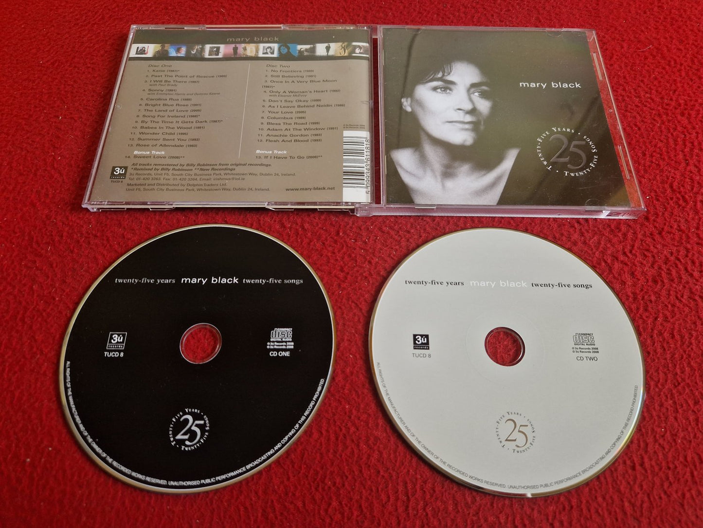 MARY BLACK TWENTY-FIVE YEARS TWENTY-FIVE SONGS CD