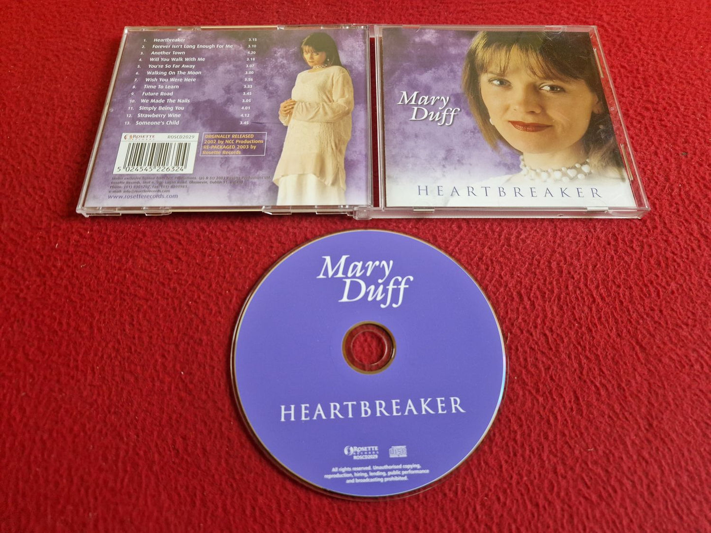 MARY DUFF HEARTBREAKER CD