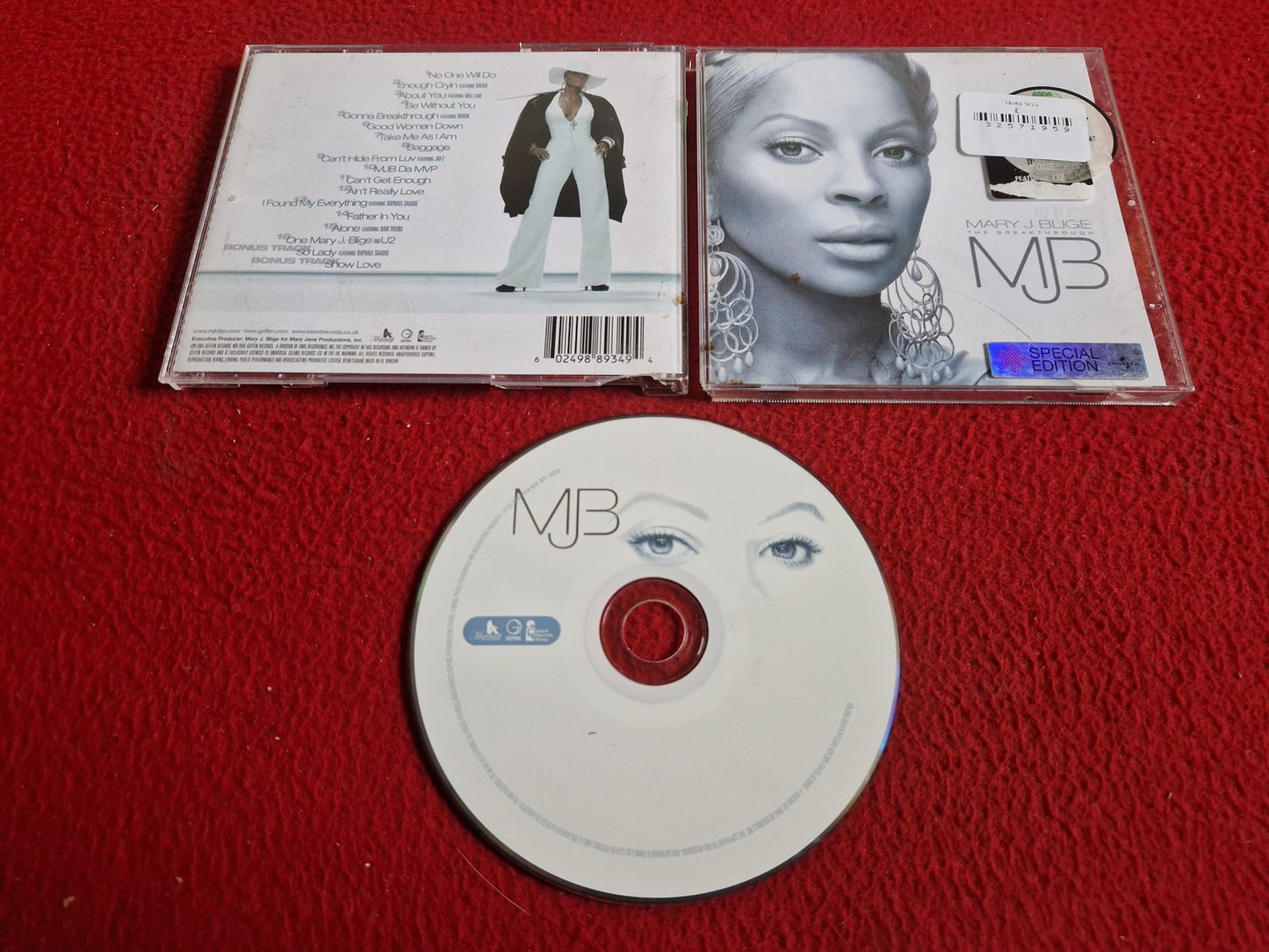 MARY J BLIGE THE BREAKTHROUGH CD