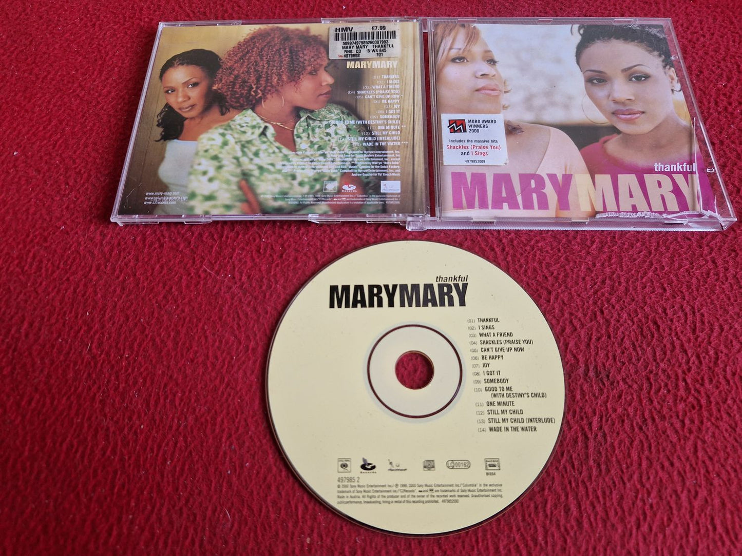 MARY MARY THANKFUL CD
