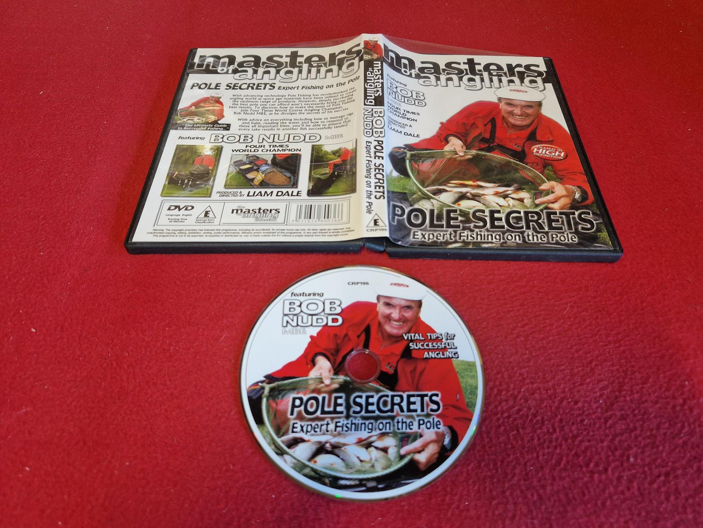 MASTERS OF ANGLING BOB NUDD POLE SECRETS EXPERT FISHING ON THE POLE till DVD