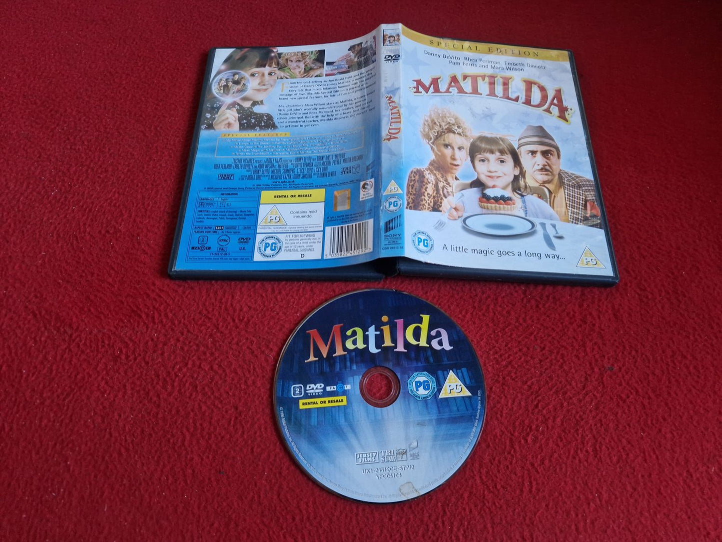 MATILDA DVD